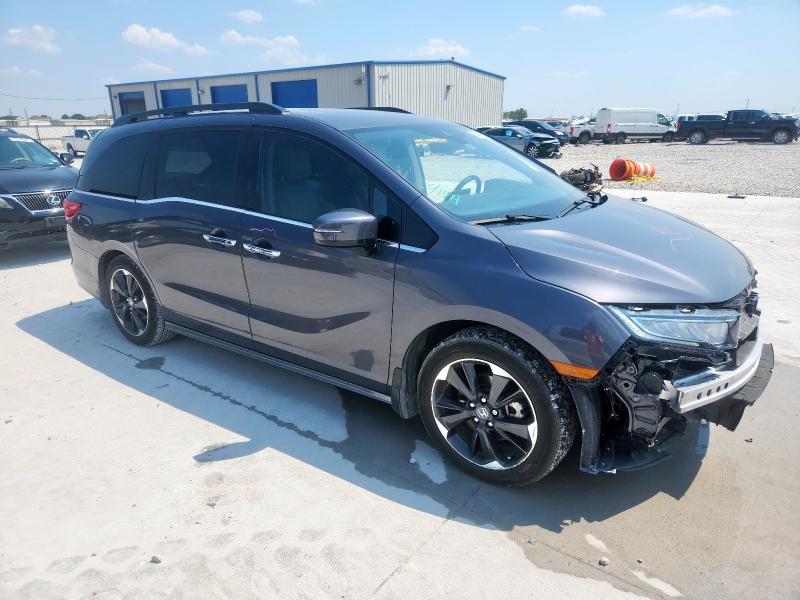 5FNRL6H97RB001696 - 2024 HONDA ODYSSEY ELITE ნაცრისფერი ფოტო 4