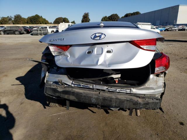 5NPDH4AE9BH036285 - 2011 HYUNDAI ELANTRA GLS SILVER photo 6