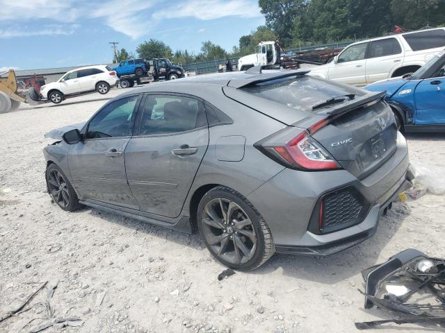 SHHFK7H43JU205561 - 2018 HONDA CIVIC SPORT GRAY photo 2