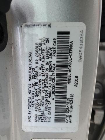 4T1BE32KX3U175424 - 2003 TOYOTA CAMRY LE 银色 照片 12