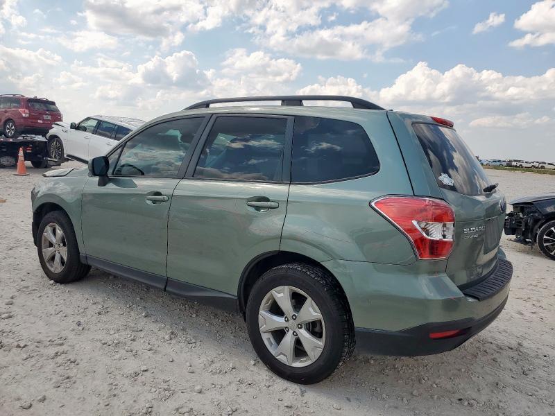 JF2SJAFC2FH514733 - 2015 SUBARU FORESTER 2.5I PREMIUM 绿色 照片 2