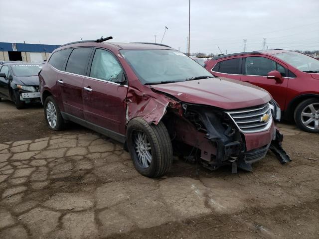 1GNKRGKD9FJ353970 - 2015 CHEVROLET TRAVERSE LT BURGUNDY photo 4