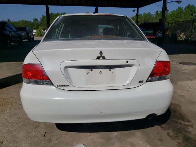 JA3AJ26E56U044236 - 2006 MITSUBISHI LANCER ES WHITE photo 6