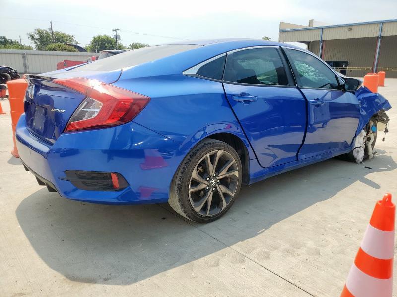 19XFC2F8XME202867 - 2021 HONDA CIVIC SPORT BLUE photo 3
