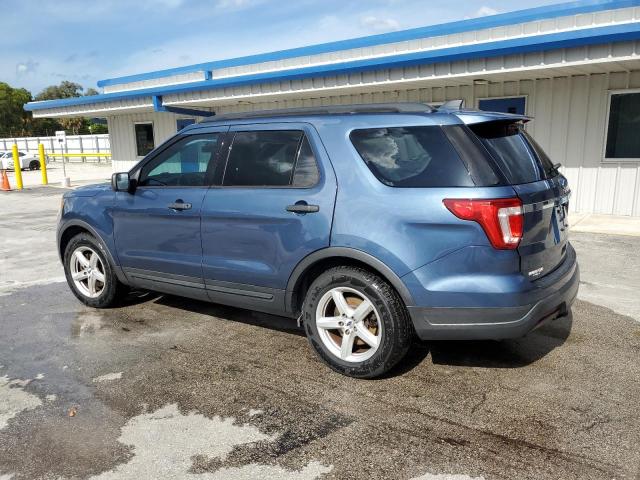1FM5K7B89JGB75282 - 2018 FORD EXPLORER BLUE photo 2