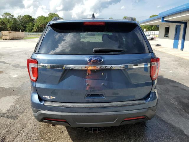 1FM5K7B89JGB75282 - 2018 FORD EXPLORER BLUE photo 6