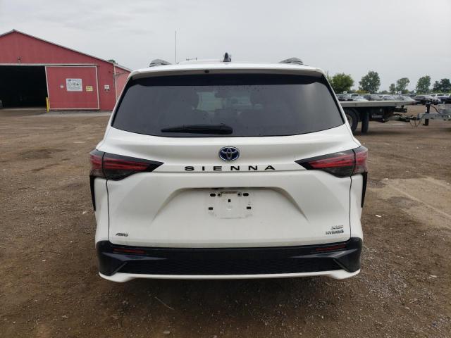 5TDGSKFC9NS045836 - 2022 TOYOTA SIENNA LE WHITE photo 6