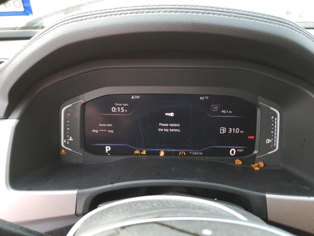 1V2ER2CA8KC607923 - 2019 VOLKSWAGEN ATLAS SEL GRAY photo 9