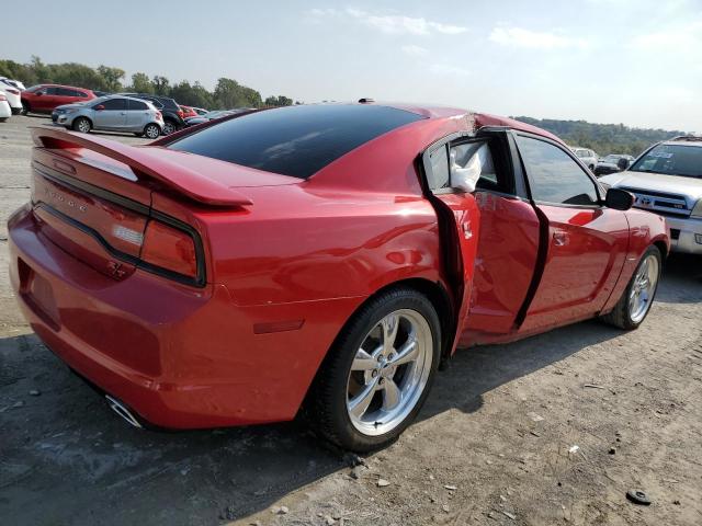 2C3CDXCT6CH143765 - 2012 DODGE CHARGER R/T RED photo 3
