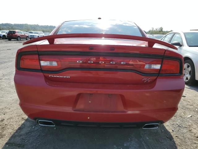 2C3CDXCT6CH143765 - 2012 DODGE CHARGER R/T RED photo 6