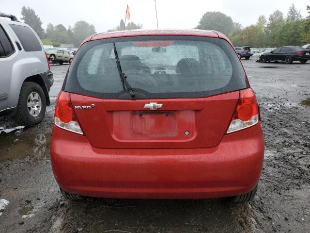 KL1TD666X8B068958 - 2008 CHEVROLET AVEO BASE RED photo 6