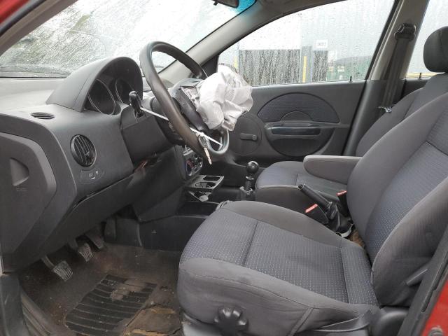 KL1TD666X8B068958 - 2008 CHEVROLET AVEO BASE RED photo 7