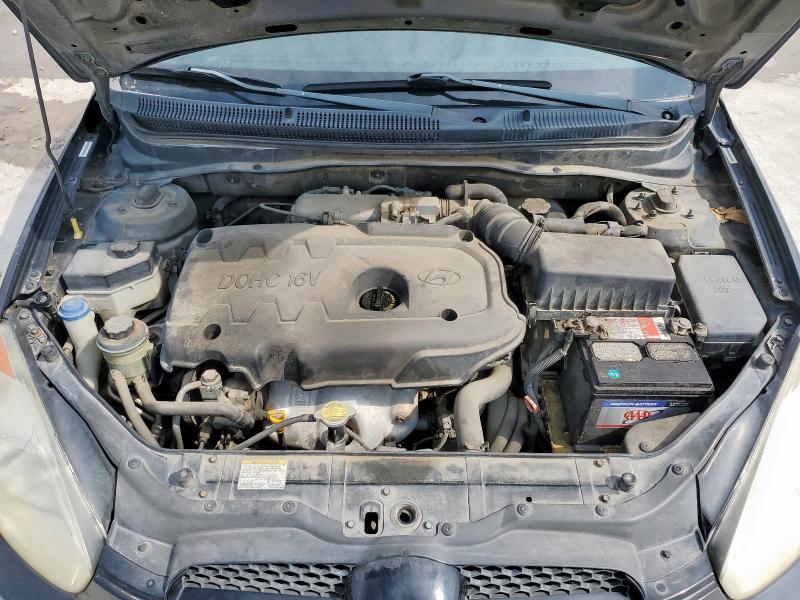 KMHCM36C88U082578 - 2008 HYUNDAI ACCENT GS BLACK photo 11