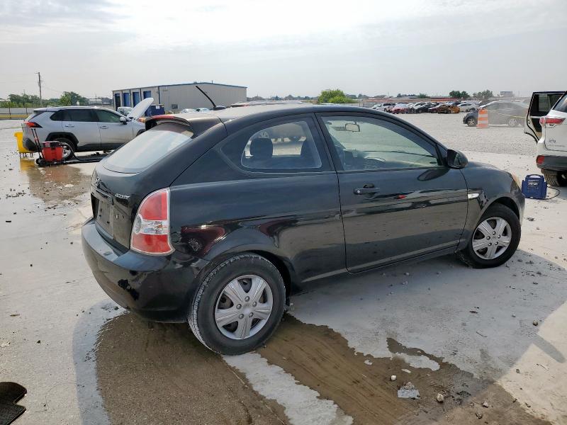 KMHCM36C88U082578 - 2008 HYUNDAI ACCENT GS BLACK photo 3