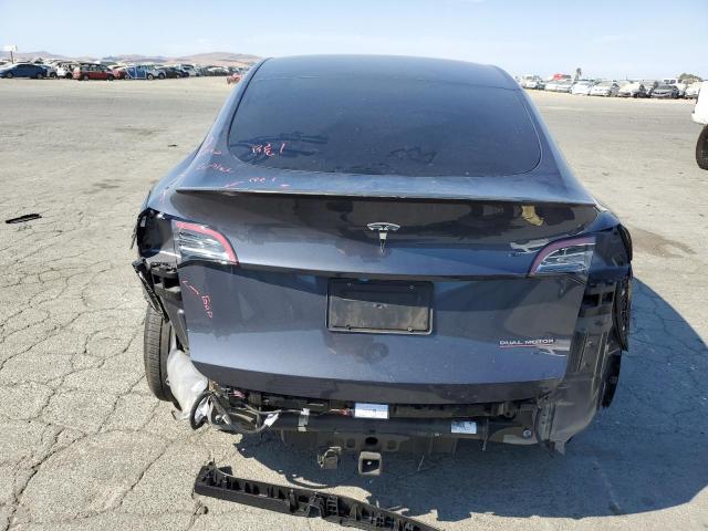 5YJYGDEF6MF268352 - 2021 TESLA MODEL Y GRAY photo 6
