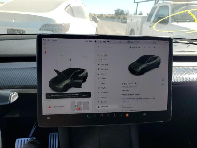 5YJYGDEF6MF268352 - 2021 TESLA MODEL Y GRAY photo 9