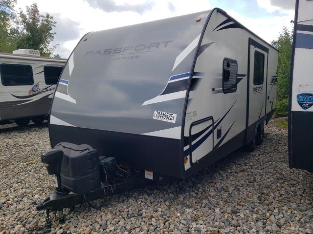 4YDT24023MK410315 - 2021 KEYSTONE PASSPORT TWO TONE photo 2