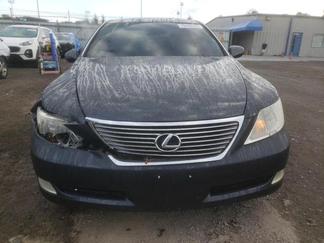 JTHGL46F075004084 - 2007 LEXUS LS 460L BLACK photo 5