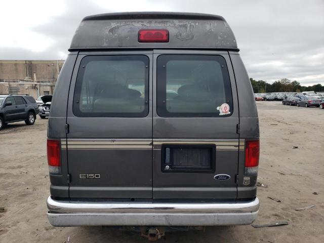 1FDRE14W34HA42324 - 2004 FORD ECONOLINE E150 VAN GRAY photo 6