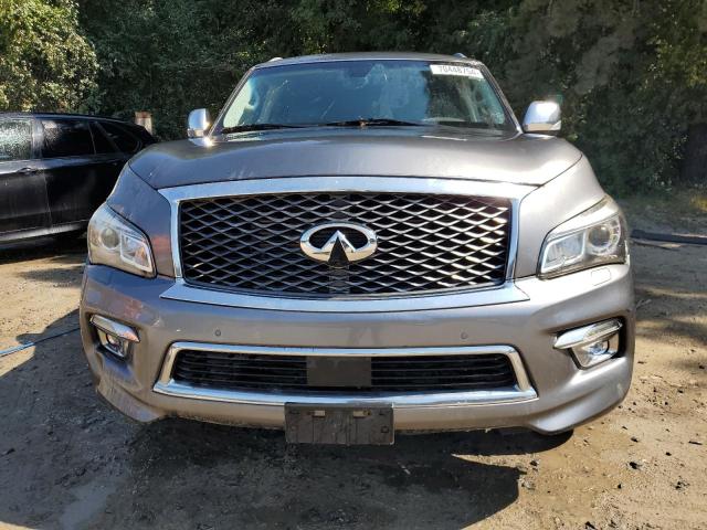 JN8AZ2NC4F9370725 - 2015 INFINITI QX80 GRAY photo 5