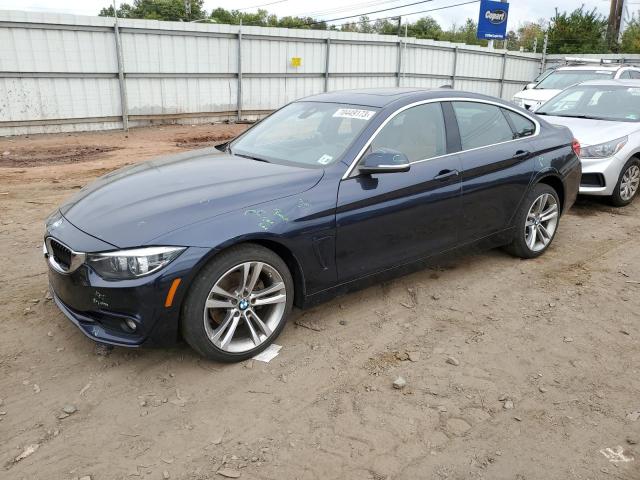 WBA4J3C59JBG91266 - 2018 BMW 430XI GRAN COUPE BLUE photo 1