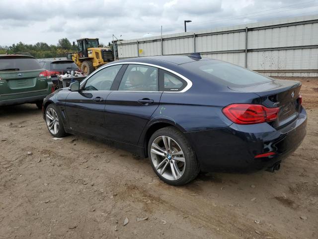WBA4J3C59JBG91266 - 2018 BMW 430XI GRAN COUPE BLUE photo 2