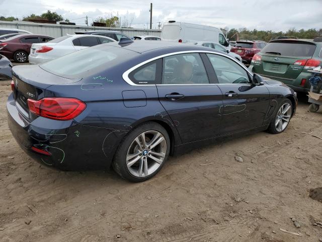 WBA4J3C59JBG91266 - 2018 BMW 430XI GRAN COUPE BLUE photo 3