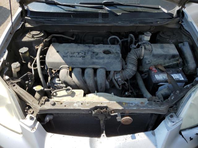 2T1KR32E37C672031 - 2007 TOYOTA COROLLA MA XR SILVER photo 11