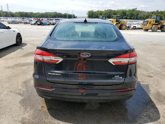 3FA6P0LU7KR235041 - 2019 FORD FUSION SE Schwarz Foto 6
