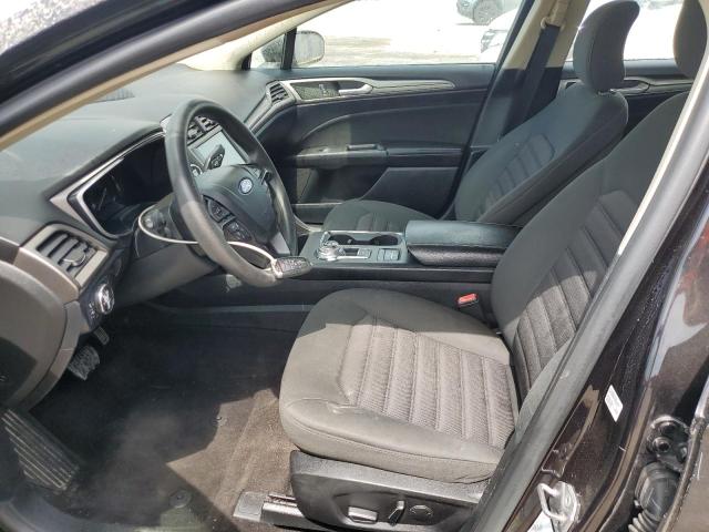 3FA6P0LU7KR235041 - 2019 FORD FUSION SE Schwarz Foto 7
