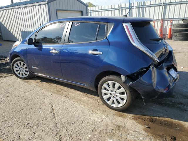 1N4BZ0CP8HC310808 - 2017 NISSAN LEAF S BLUE photo 2