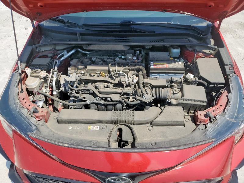 JTND4MBE6M3108984 - 2021 TOYOTA COROLLA SE RED photo 11