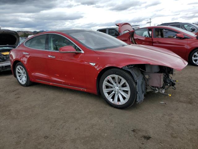 5YJSA1E16GF159243 - 2016 TESLA MODEL S RED photo 4