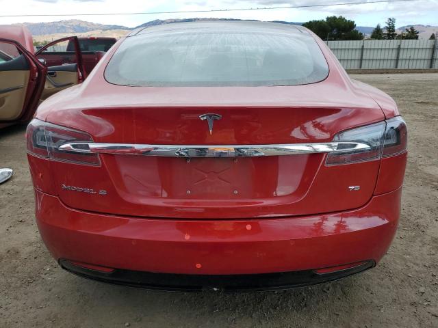 5YJSA1E16GF159243 - 2016 TESLA MODEL S 红色 照片 6