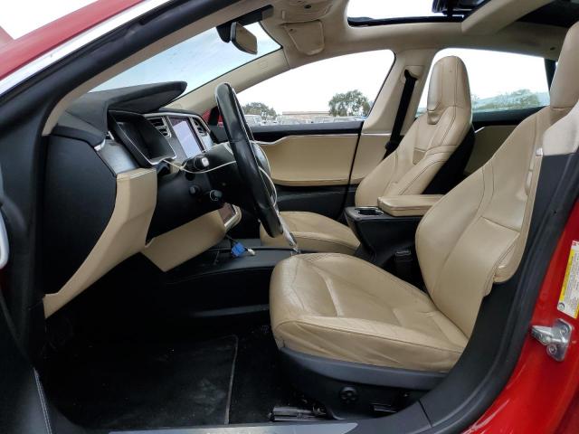 5YJSA1E16GF159243 - 2016 TESLA MODEL S 红色 照片 7