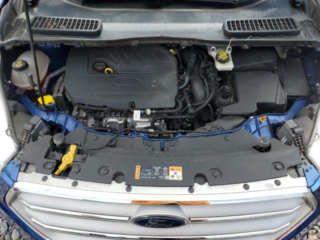 1FMCU9HD1JUA30286 - 2018 FORD ESCAPE SEL 蓝色 照片 12