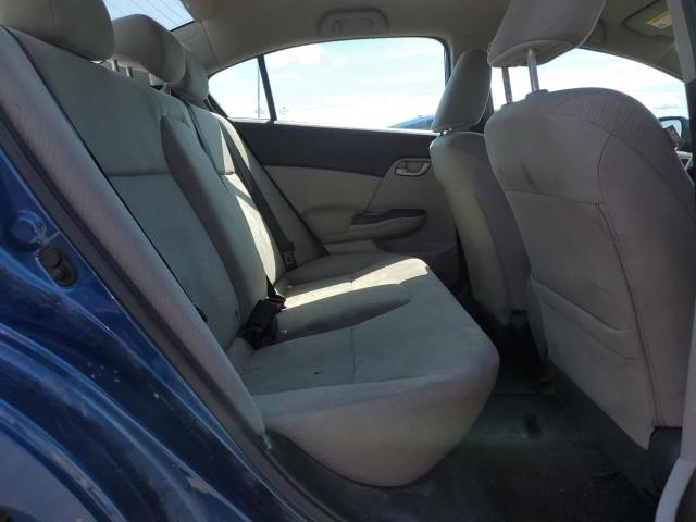 19XFB2F59DE045180 - 2013 HONDA CIVIC LX BLUE photo 10