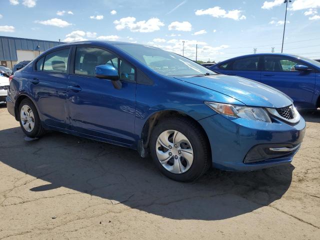 19XFB2F59DE045180 - 2013 HONDA CIVIC LX BLUE photo 4