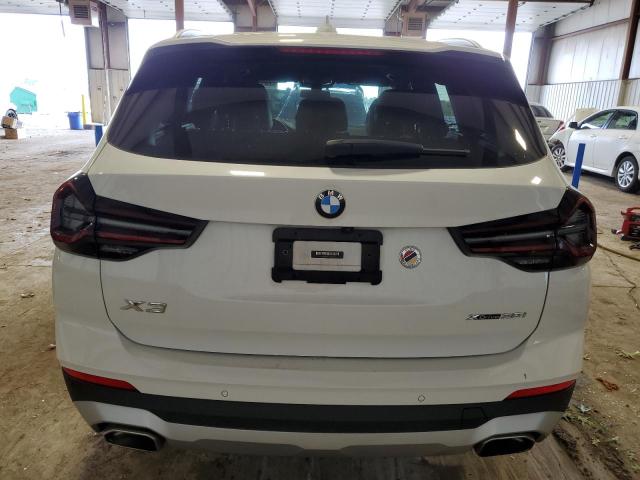 5UX53DP08N9J07860 - 2022 BMW X3 XDRIVE30I WHITE photo 6