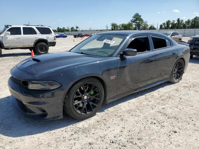 2C3CDXGJ6JH163262 - 2018 DODGE CHARGER R/T 392 GRAY photo 1