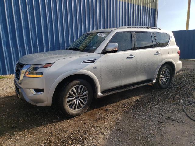 JN8AY2BA1M9374511 - 2021 NISSAN ARMADA SL SILVER photo 1