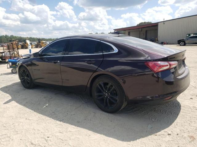 1G1ZD5ST3MF032470 - 2021 CHEVROLET MALIBU LT Марун фото 2