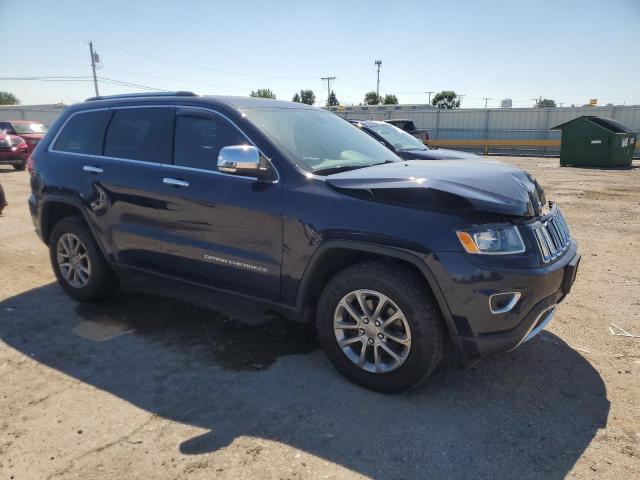 1C4RJFBG2FC206851 - 2015 JEEP GRAND CHEROKEE LIMITED BLUE photo 4
