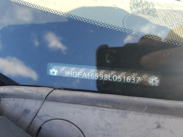 1HGFA16598L051637 - 2008 HONDA CIVIC LX Qırmızı foto 13