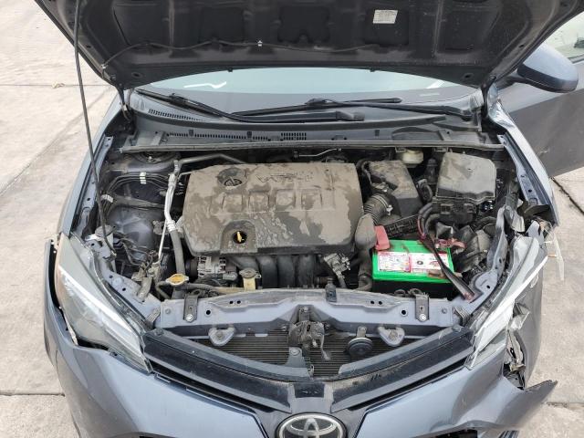 5YFBURHE9HP608053 - 2017 TOYOTA COROLLA L BLUE photo 11