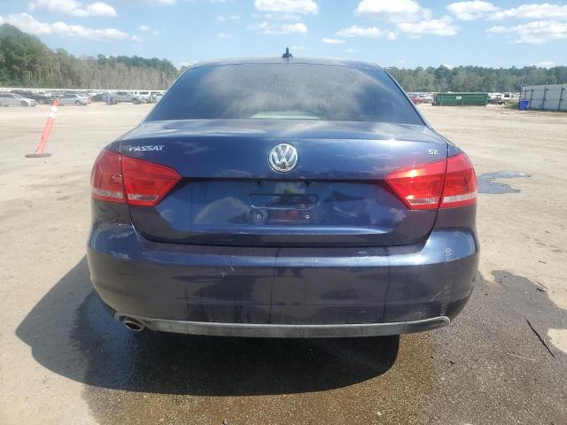 1VWBP7A38DC049082 - 2013 VOLKSWAGEN PASSAT SE ლურჯი ფოტო 6