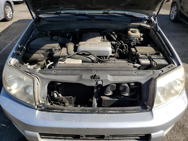 JTEZT14R238002301 - 2003 TOYOTA 4RUNNER SR5 SILVER photo 11
