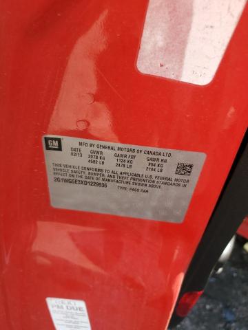 2G1WG5E3XD1229536 - 2013 CHEVROLET IMPALA LT RED photo 13