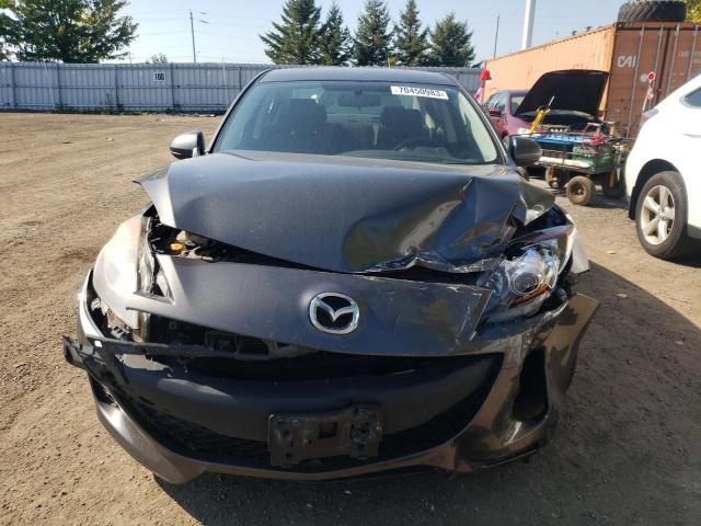 JM1BL1UFXC1579825 - 2012 MAZDA 3 I GRAY photo 5