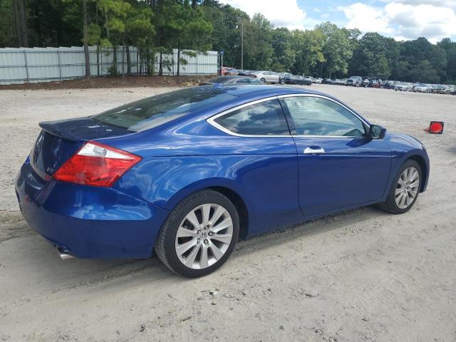 1HGCS2B85AA010395 - 2010 HONDA ACCORD EXL BLUE photo 3